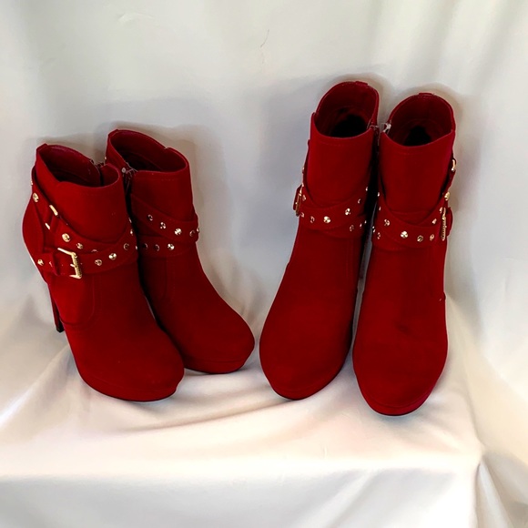 red booties size 11